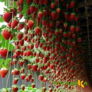 Клубника ампельная Анастасия купить по цене от 370р. в интернет-магазине «Посадика» с доставкой почтой в в Слюдянкае и по всей России – [изображение №1].