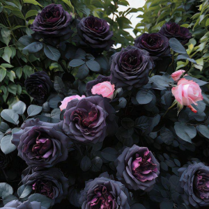 Роза Черная купить по цене от 450р. в интернет-магазине «Посадика» с доставкой почтой в в Слюдянкае и по всей России – [изображение №1].